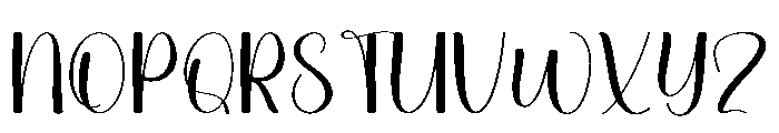 Dairy Whitener Font UPPERCASE