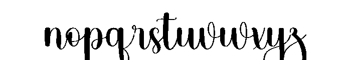 Dairy Whitener Font LOWERCASE
