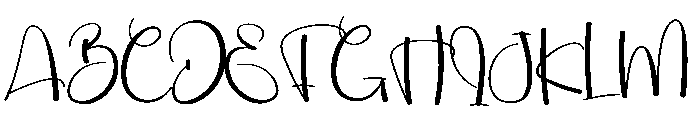 Dairymilky Font UPPERCASE