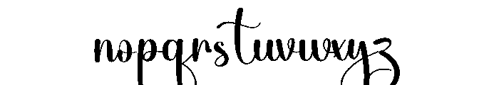 Dairymilky Font LOWERCASE