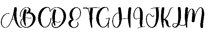 Daisy Anything Font UPPERCASE
