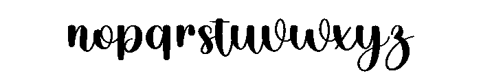 Daisy Anything Font LOWERCASE