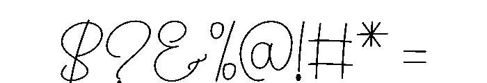 Daisy Birthday Font OTHER CHARS