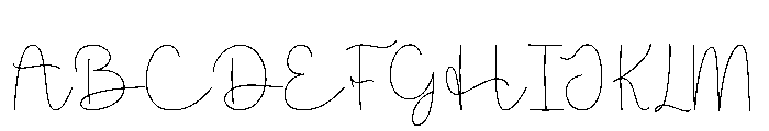 Daisy Birthday Font UPPERCASE