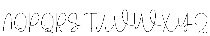 Daisy Birthday Font UPPERCASE