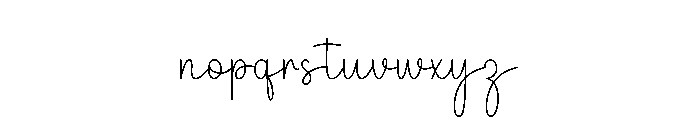 Daisy Birthday Font LOWERCASE