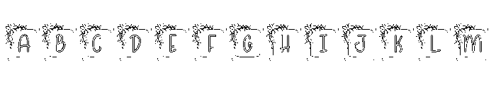 Daisy Crest Font UPPERCASE