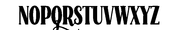 Daisy Flourish Font UPPERCASE