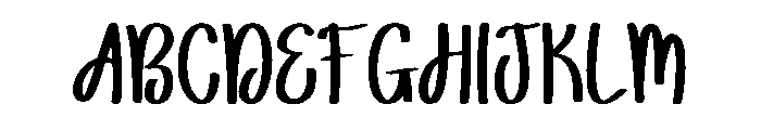 Daisy Glow Regular Font UPPERCASE
