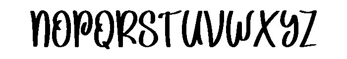 Daisy Glow Regular Font UPPERCASE