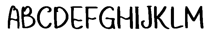 Daisy Hana Regular Font UPPERCASE