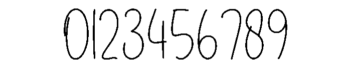 Daisy Handmade Font OTHER CHARS