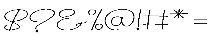 Daisy Handmade Font OTHER CHARS