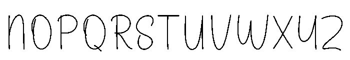 Daisy Handmade Font UPPERCASE