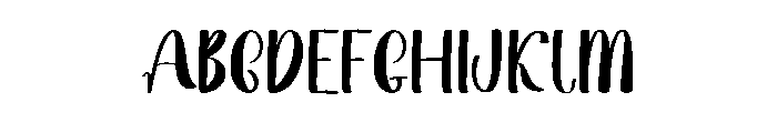 Daisy Market Font UPPERCASE