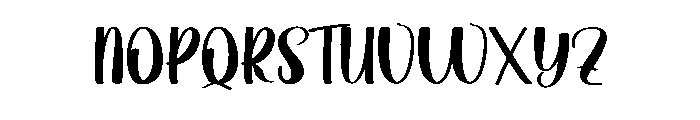 Daisy Market Font UPPERCASE