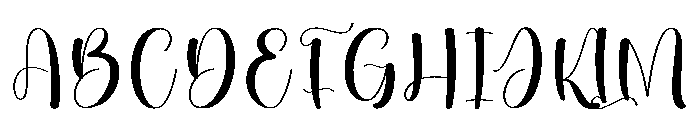 Daisy Notebook Font UPPERCASE