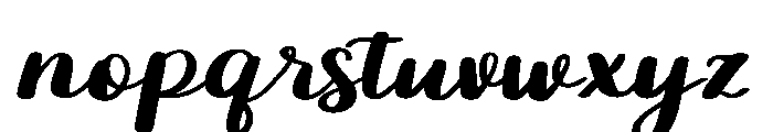 Daisy Petal Script Font LOWERCASE