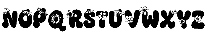 Daisy Pop Font UPPERCASE
