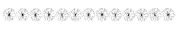 Daisy Springs 1 Font UPPERCASE