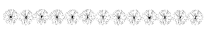 Daisy Springs 1 Font UPPERCASE