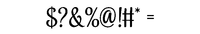 Daisy Stitch Font OTHER CHARS