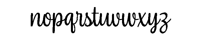 Daisy Stitch Font LOWERCASE