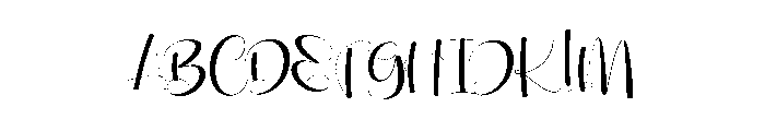 Daisy Sunlight Font UPPERCASE