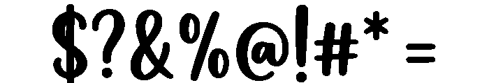 Daisy Willow Regular Font OTHER CHARS