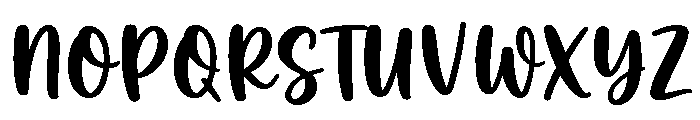 Daisy Willow Regular Font UPPERCASE