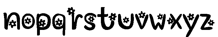 Daisy day Font LOWERCASE
