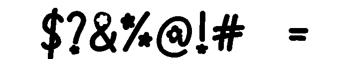 Daisy doodle Font OTHER CHARS
