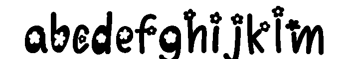 Daisy doodle FONT