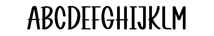 DaisyCalm Font UPPERCASE