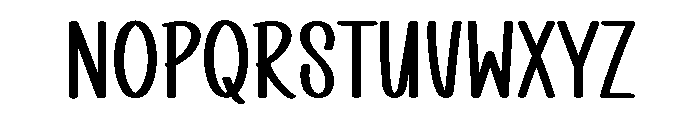 DaisyCalm Font UPPERCASE