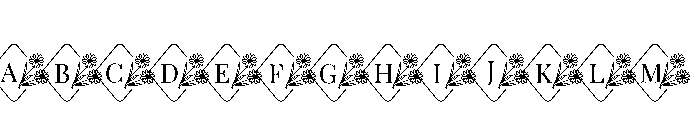 DaisyFloralMonogramSuse-Reg FONT