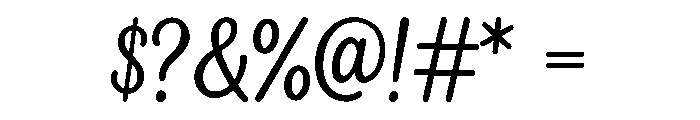 DaisySignature Font OTHER CHARS