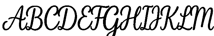 DaisySignature Font UPPERCASE