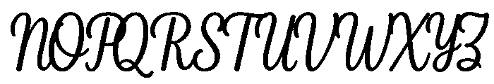 DaisySignature Font UPPERCASE