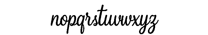 DaisySignature Font LOWERCASE