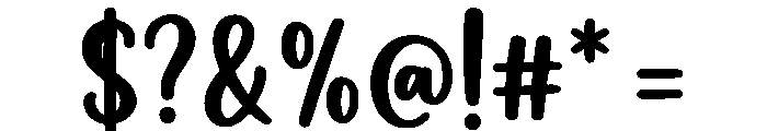 DaisyWillow-Regular Font OTHER CHARS
