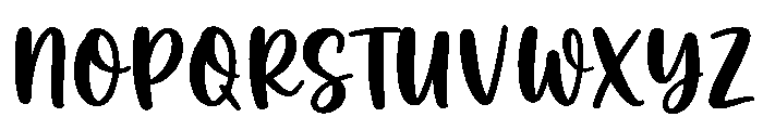 DaisyWillow-Regular Font UPPERCASE