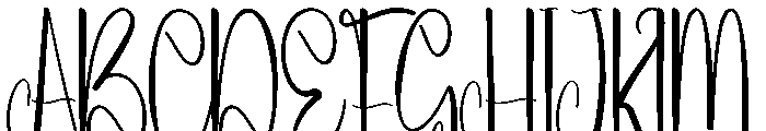 Daisyday Font UPPERCASE