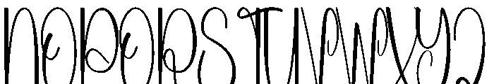 Daisyday Font UPPERCASE