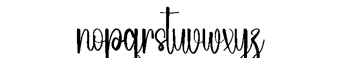 Daisyday Font LOWERCASE