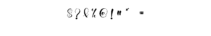 Daisyland Font OTHER CHARS