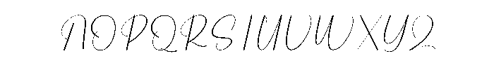 Daisyland Font UPPERCASE