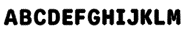 Dakar Regular Font UPPERCASE