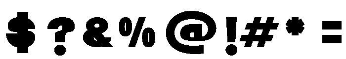 Dalberto Regular Font OTHER CHARS