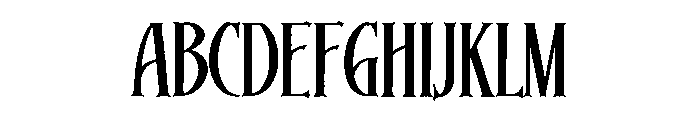 Dallen Antique Font UPPERCASE